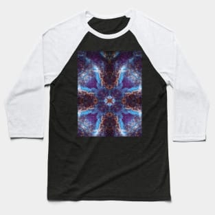 Cosmic ‘Winter’ Wonderland kaleidoscope V1 Baseball T-Shirt